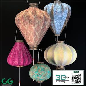 Silk Chinese lanterns